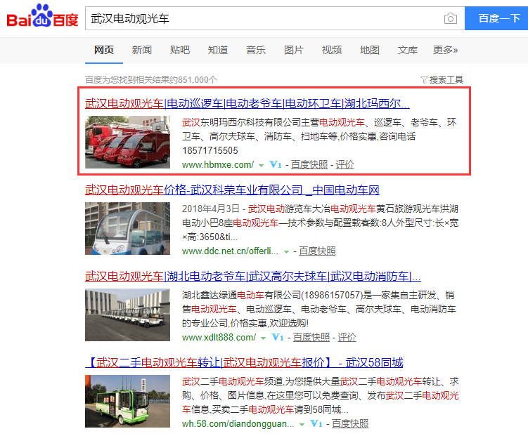 武漢電動(dòng)觀光車